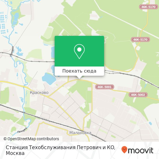 Карта Станция Техобслуживания Петрович и КО