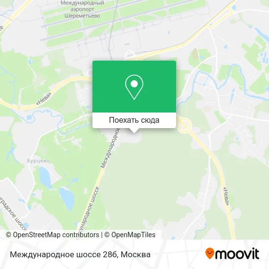 Карта Международное шоссе 28б