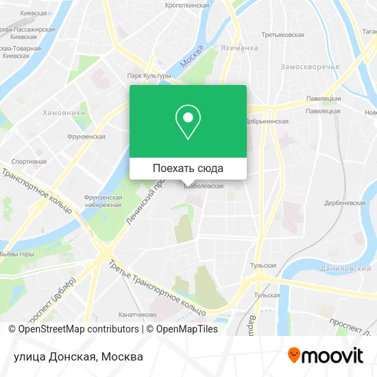 Карта улица Донская