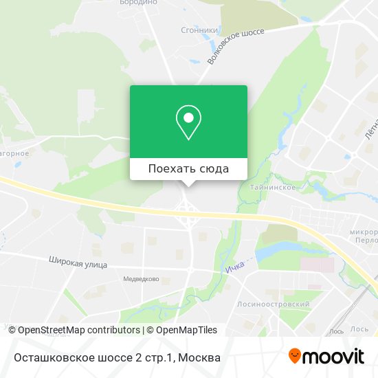 Карта Осташковское шоссе 2 стр.1