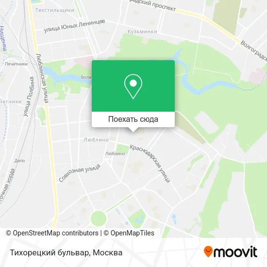 Карта Тихорецкий бульвар