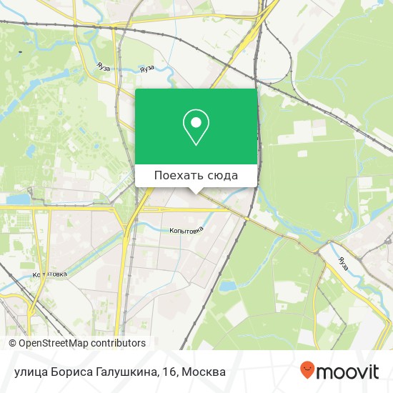 Карта улица Бориса Галушкина, 16