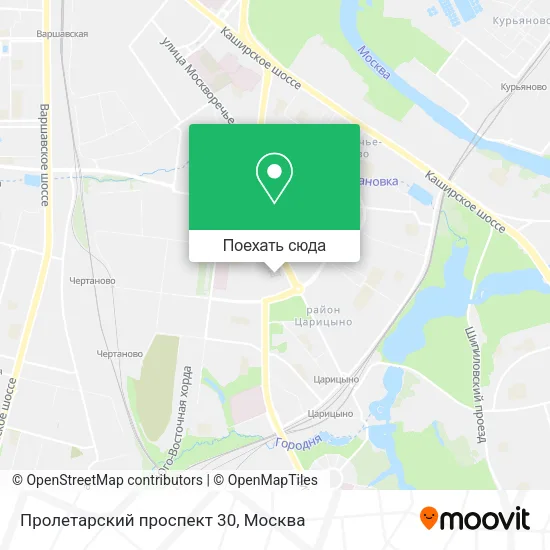 Карта Пролетарский проспект 30