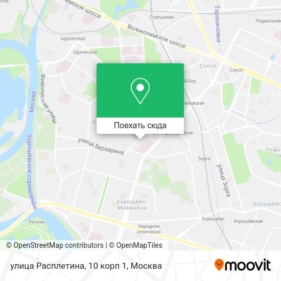 Карта улица Расплетина, 10 корп 1