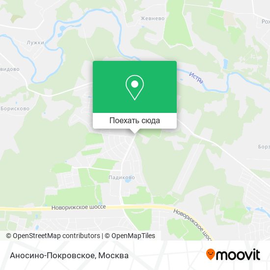 Карта Аносино-Покровское