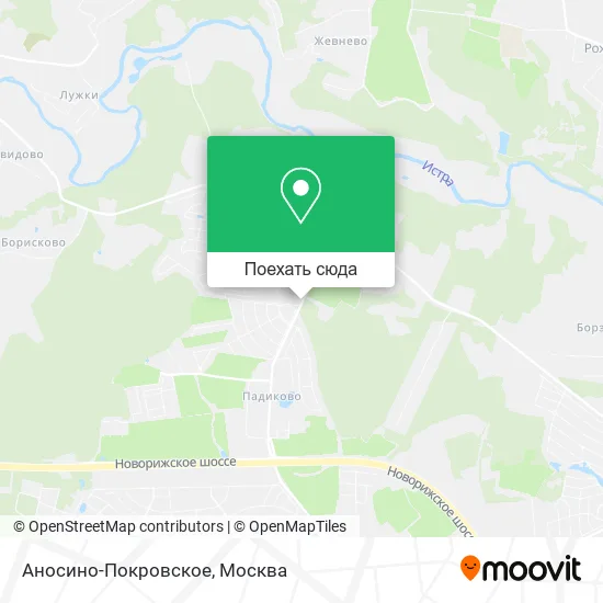 Карта Аносино-Покровское