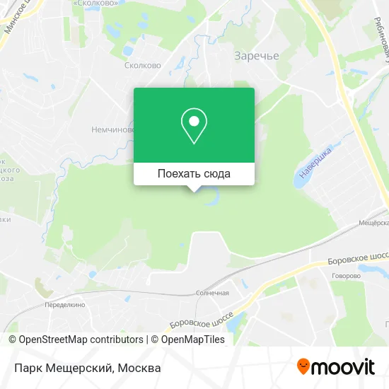 Карта Парк Мещерский