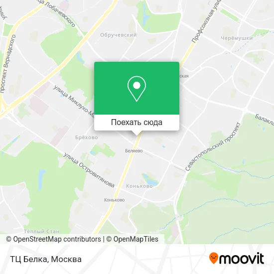 Карта ТЦ Белка