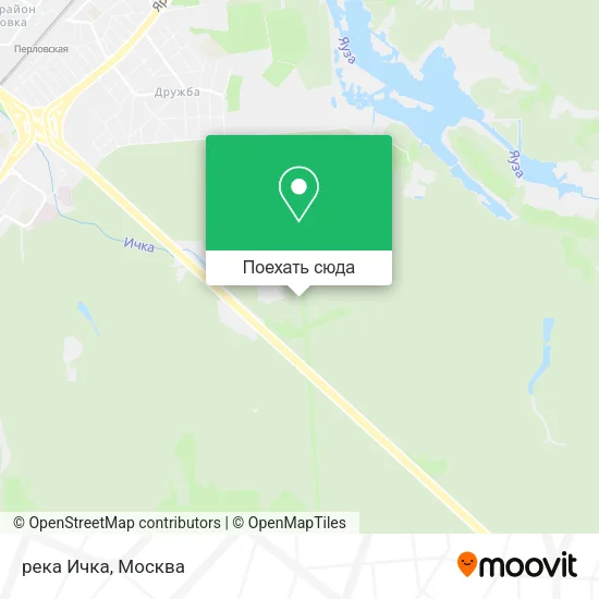 Карта река Ичка