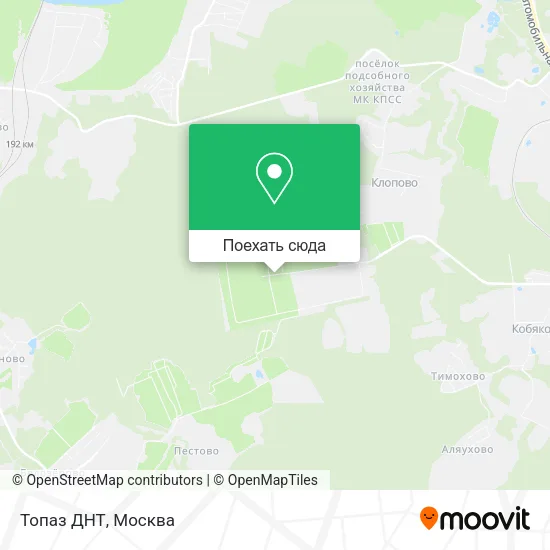 Карта Топаз ДНТ
