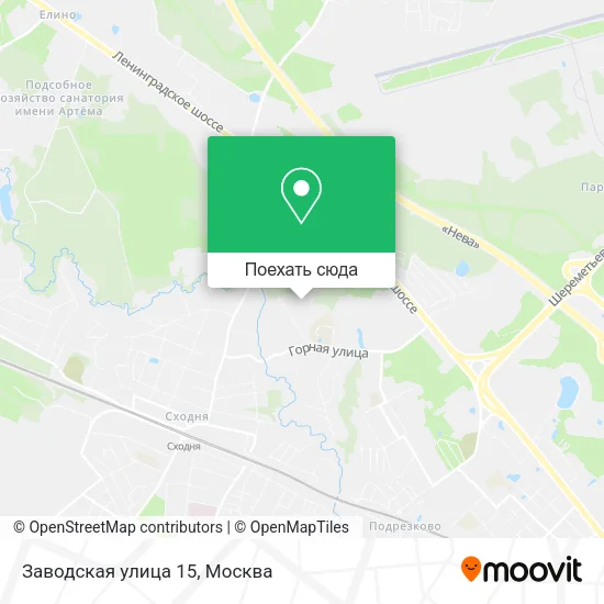 Карта Заводская улица 15
