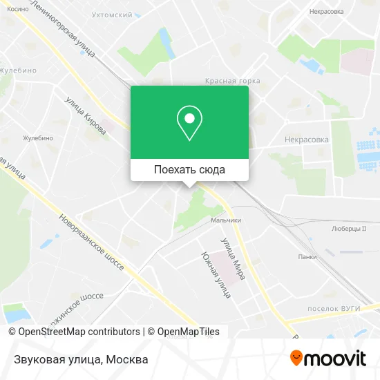 Карта Звуковая улица