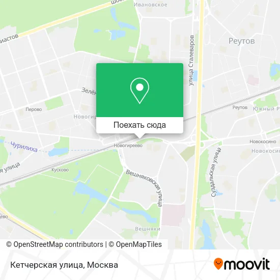 Карта Кетчерская улица
