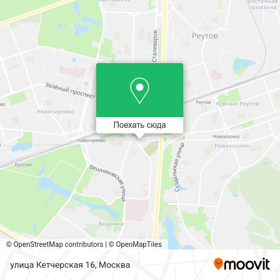 Карта улица Кетчерская 16