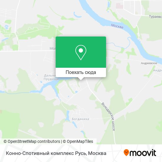 Карта Конно-Спотивный комплекс Русь