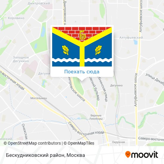 Карта Бескудниковский район