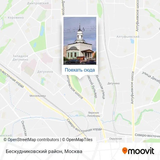 Карта Бескудниковский район