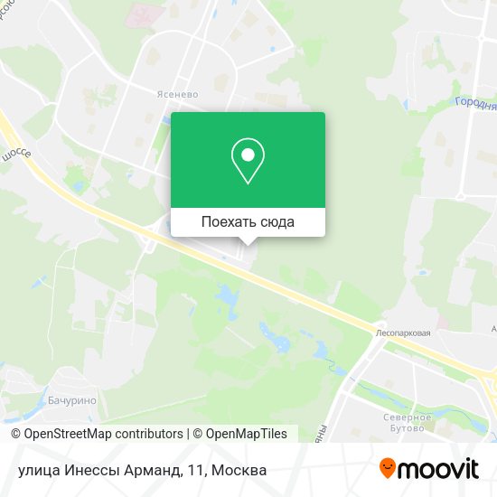 Карта улица Инессы Арманд, 11