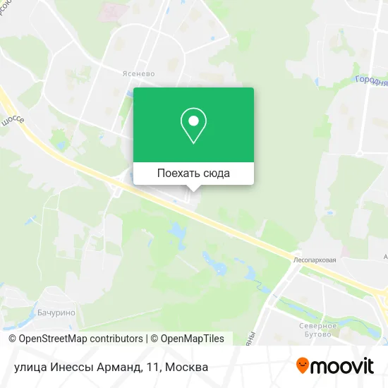 Карта улица Инессы Арманд, 11