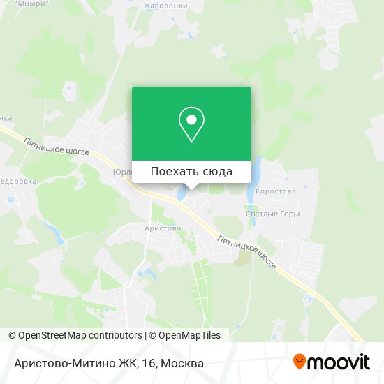 Карта Аристово-Митино ЖК, 16