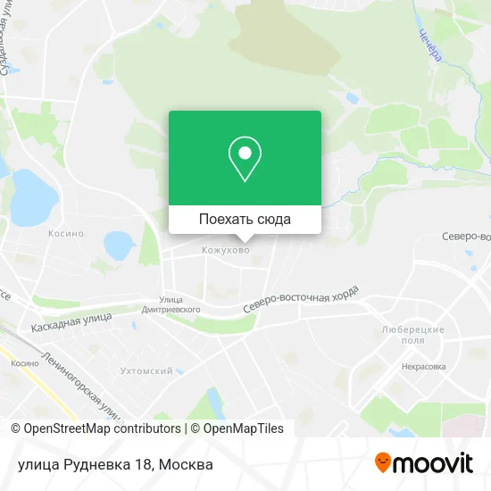 Карта улица Рудневка 18