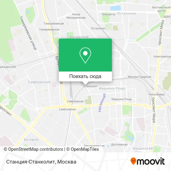 Карта Станция-Станколит