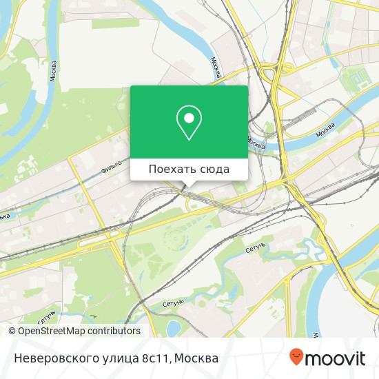 Карта Неверовского улица 8с11