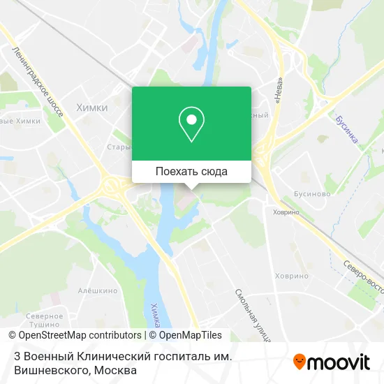 Карта 3 Военный Клинический госпиталь им. Вишневского