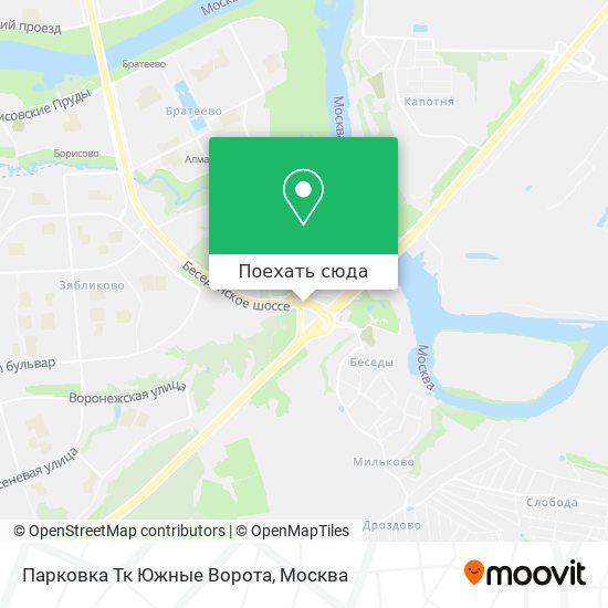 Карта Парковка Тк Южные Ворота