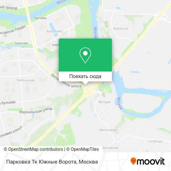 Карта Парковка Тк Южные Ворота