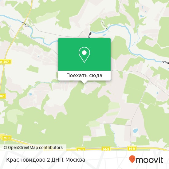 Карта Красновидово-2 ДНП