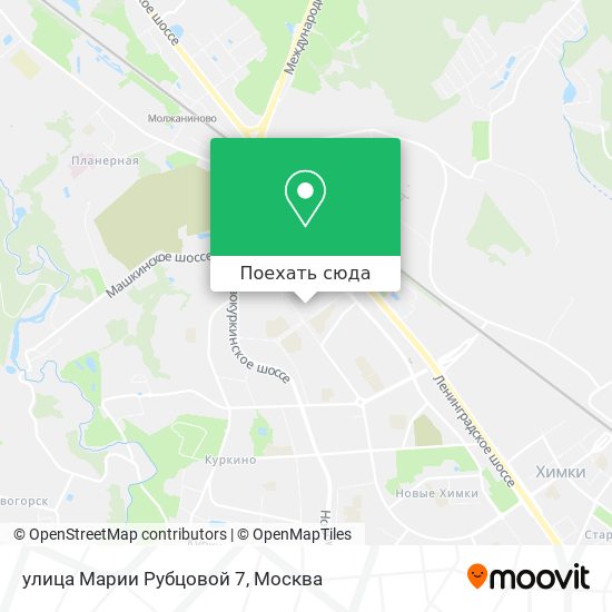 Карта улица Марии Рубцовой 7