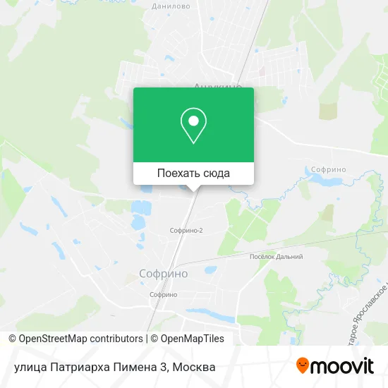 Карта улица Патриарха Пимена 3