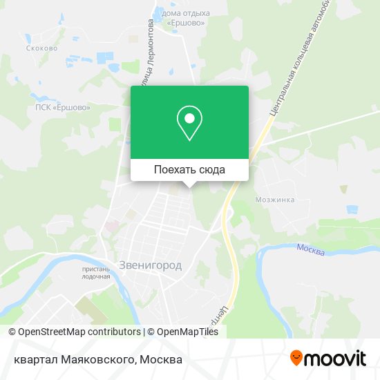 Карта квартал Маяковского