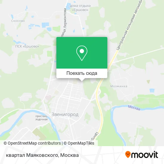 Карта квартал Маяковского