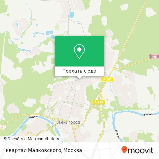Карта квартал Маяковского