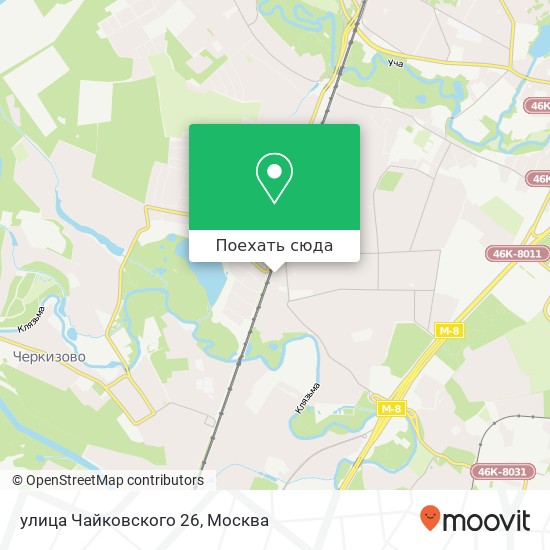 Карта улица Чайковского 26
