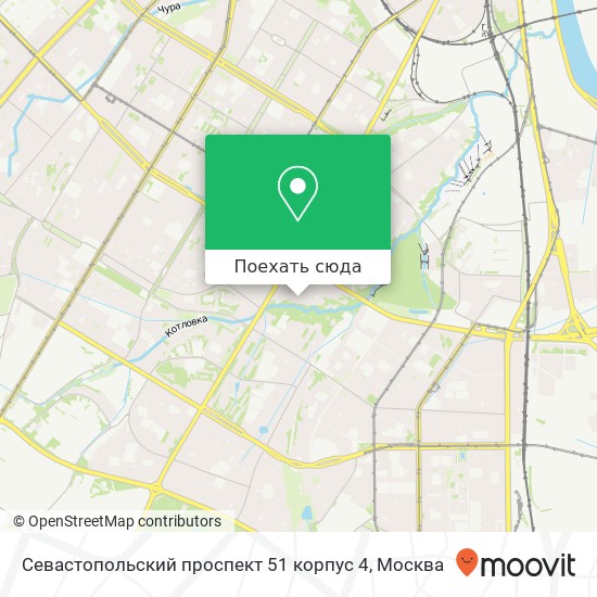 Карта Севастопольский проспект 51 корпус 4