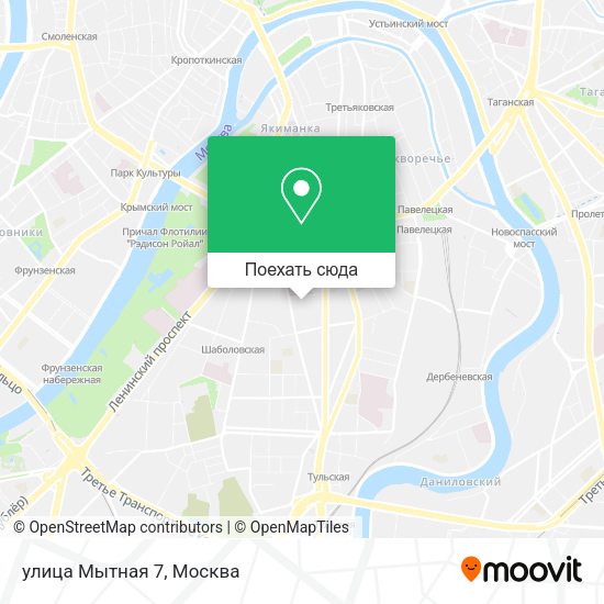 Карта улица Мытная 7