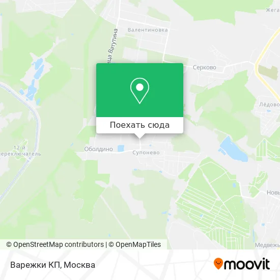 Карта Варежки КП