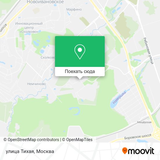 Карта улица Тихая