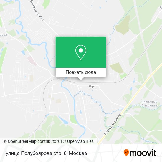 Карта улица Полубоярова стр. 8
