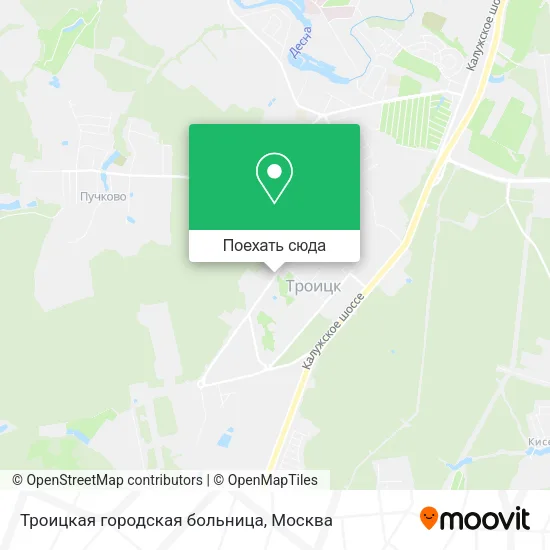 Карта Троицкая городская больница