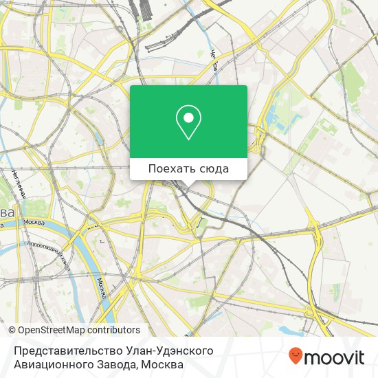 Карта Представительство Улан-Удэнского Авиационного Завода