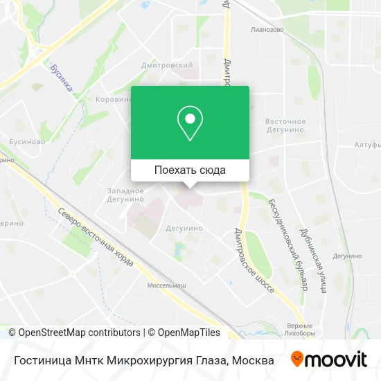 Карта Гостиница Мнтк Микрохирургия Глаза