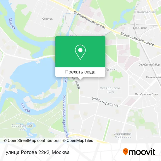 Карта улица Рогова 22к2