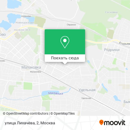 Карта улица Лихачёва, 2