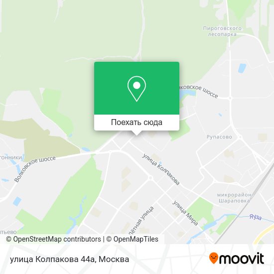 Карта улица Колпакова 44а