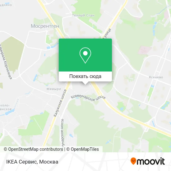 Карта IKEA Сервис