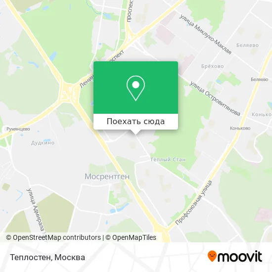 Карта Теплостен